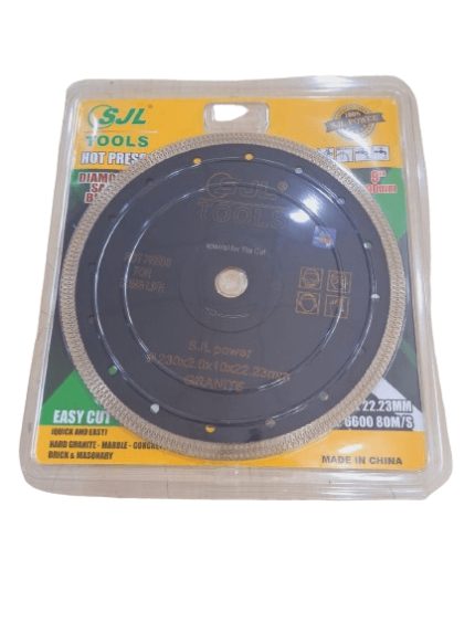 Black cutting disc with a smooth finish, designed for precision cutting in various industrial and hardware tasks.